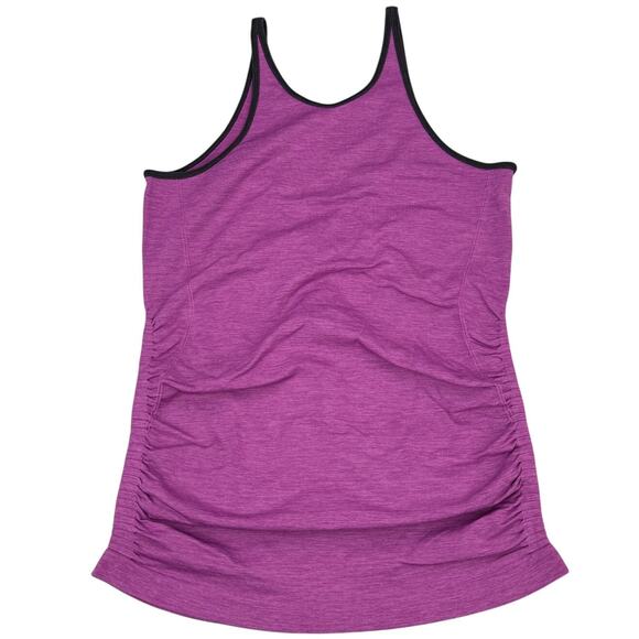 LULULEMON In The Flow Tank Size 6 Heathered Regal Plum - Picture 3 of 7
